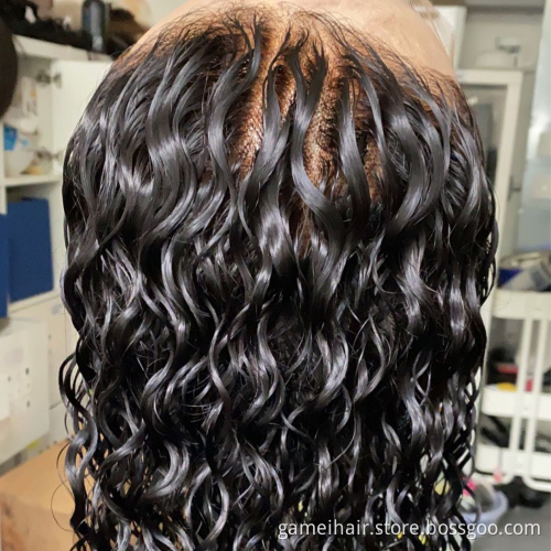 Hair Transparent Lace Frontal Wig For Black Women Raw Indian Virgin Human Hair Loose Wave 4x4 5x5 Full Hd Lace Closure Wig